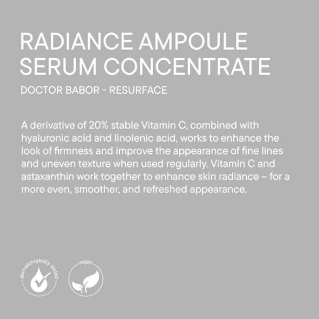 BABOR® Radiance Ampoule Serum Concentrate 7 x 0.06 fl oz - Image 4