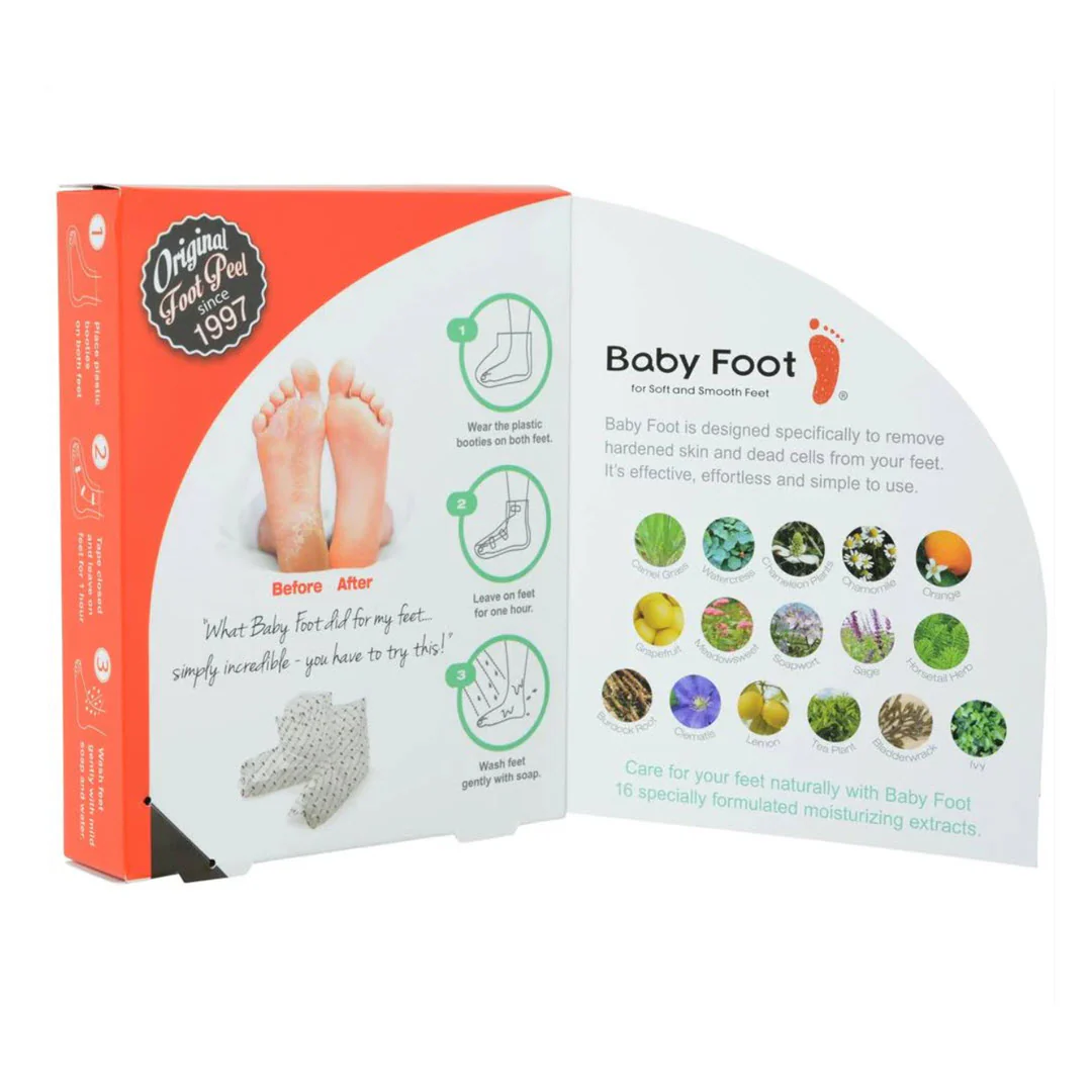 Baby Foot® Exfoliation Foot Peel for Men 1 Treatment - Image 3