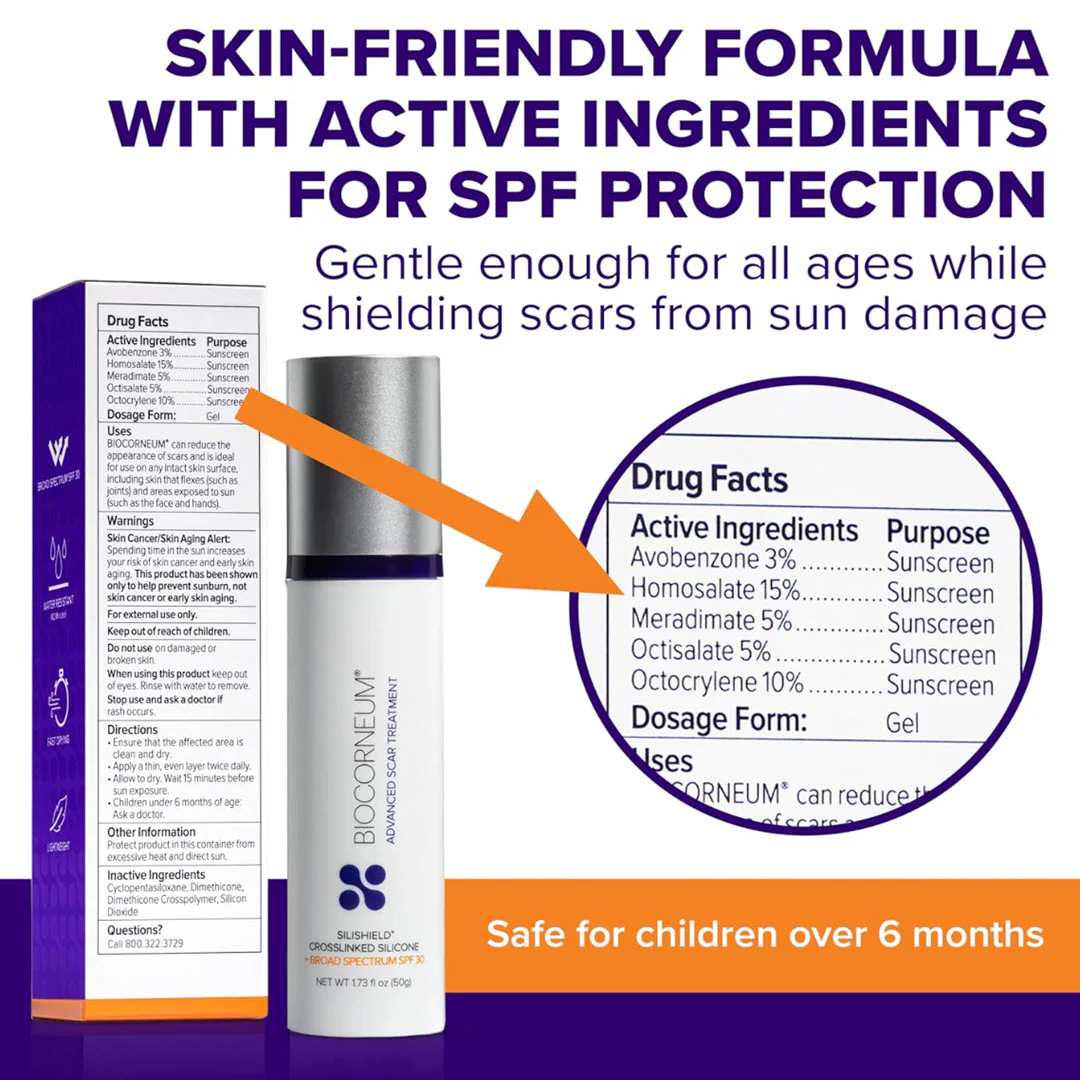Biocorneum® Advanced Scar Treatment with Silishield® & SPF 30 10g - Image 5