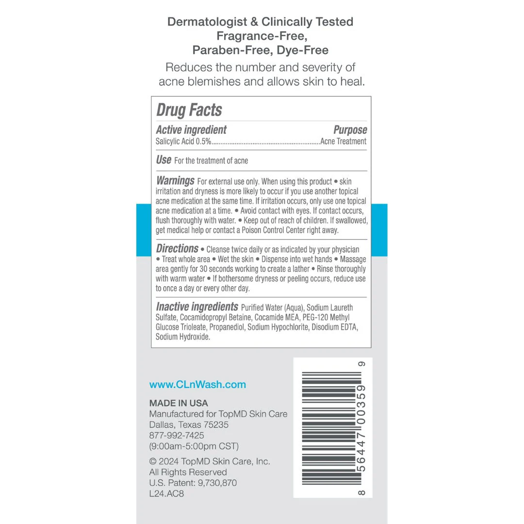 CLn® Acne Cleanser 3.4 fl oz - Image 3
