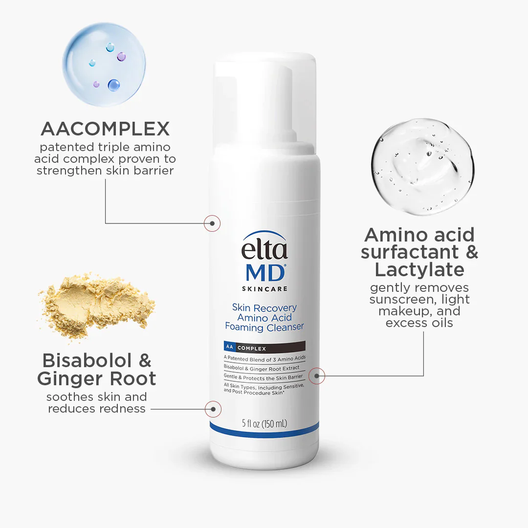 EltaMD® Skin Recovery Amino Acid Foaming Cleanser 5 fl oz - Image 2