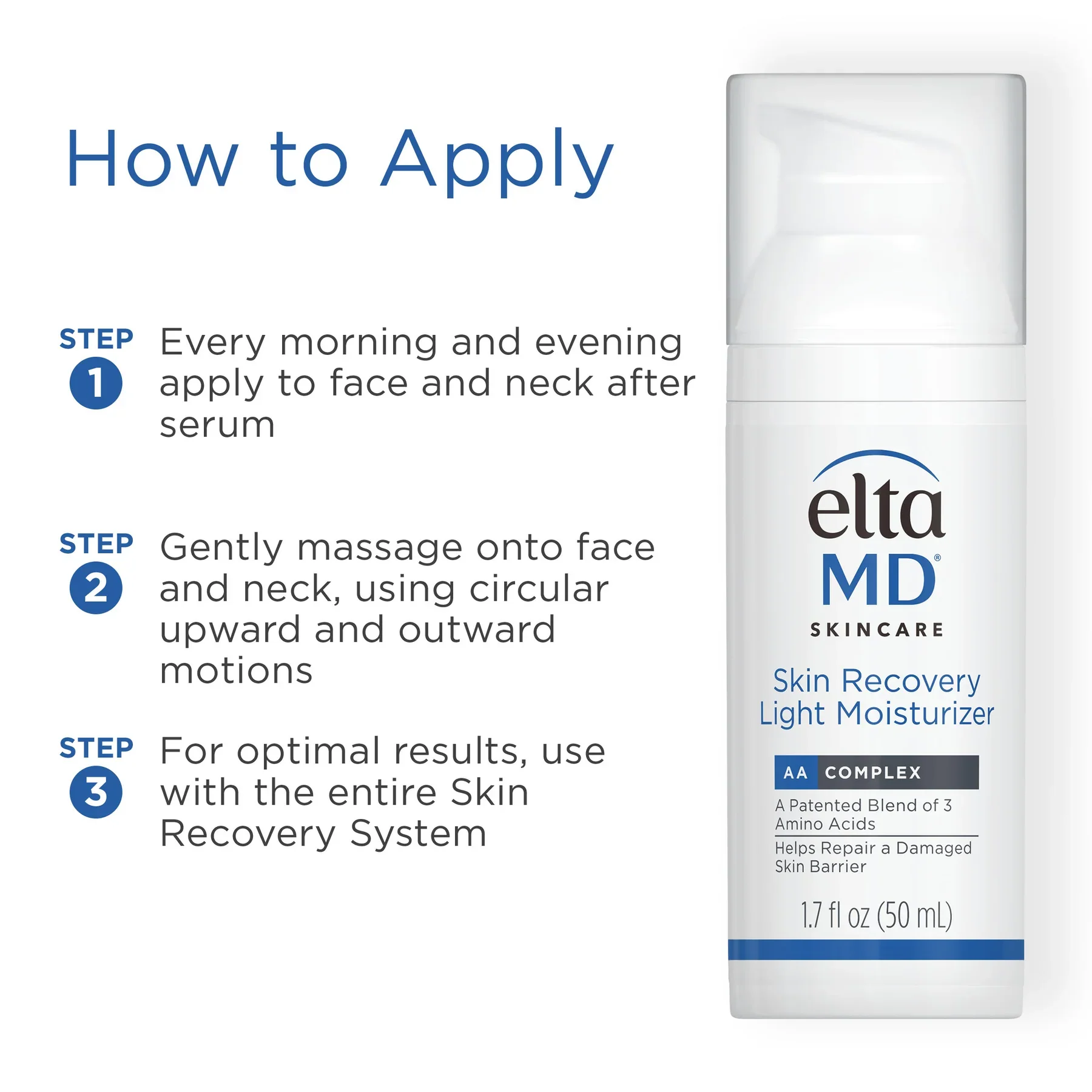 EltaMD® Skin Recovery Light Moisturizer 1.7oz - Image 4