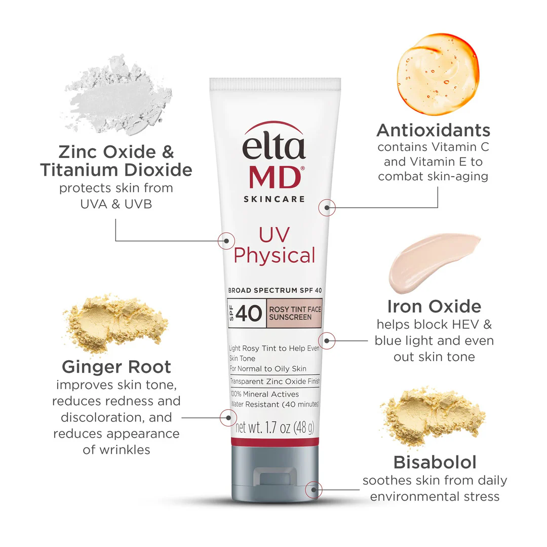 EltaMD® UV Physical Broad-Spectrum SPF 40- Rosy Tint 1.7 oz - Image 3