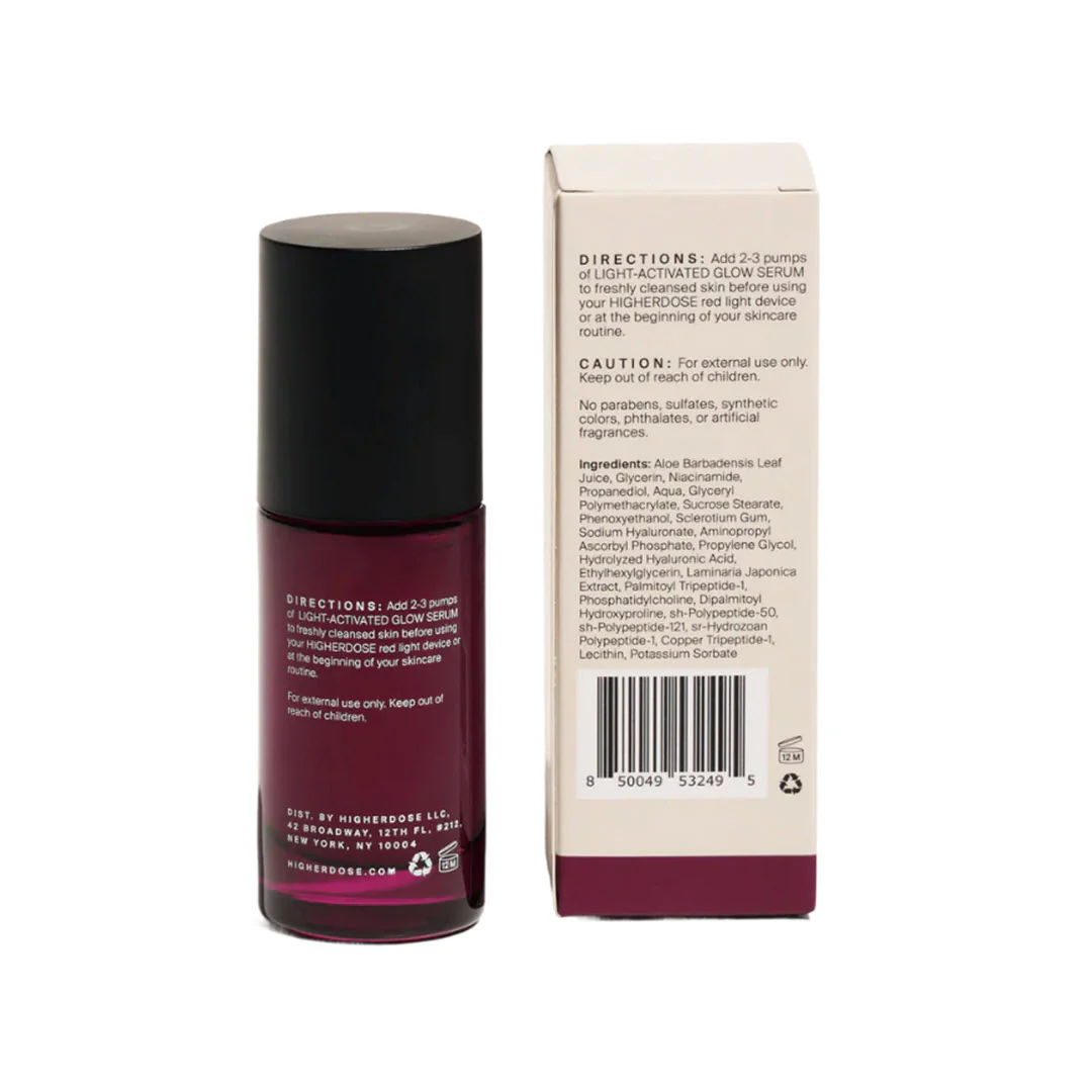 HigherDose® Light-Activated Glow Serum 1oz - Image 3
