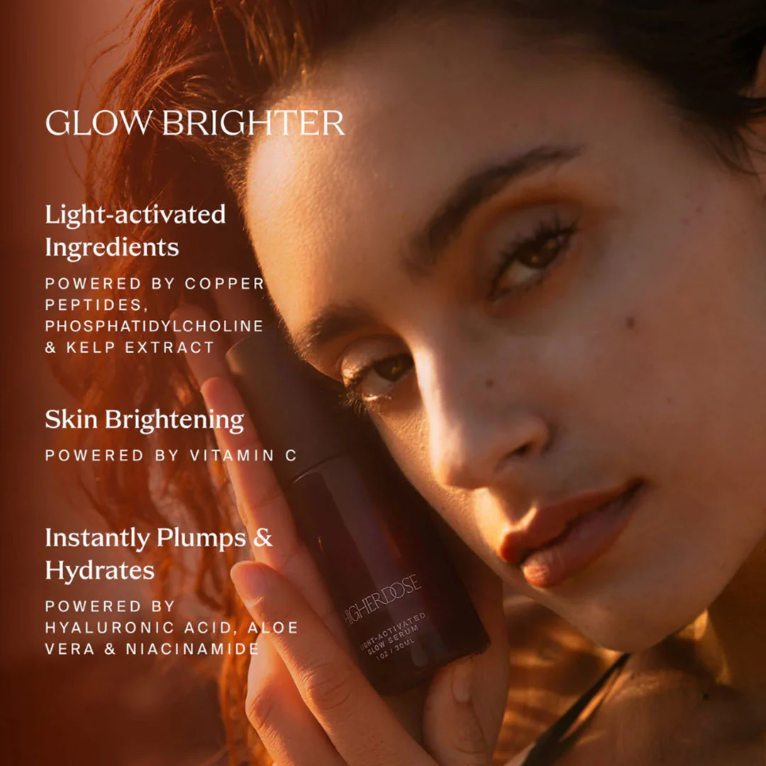 HigherDose® Light-Activated Glow Serum 1oz - Image 4