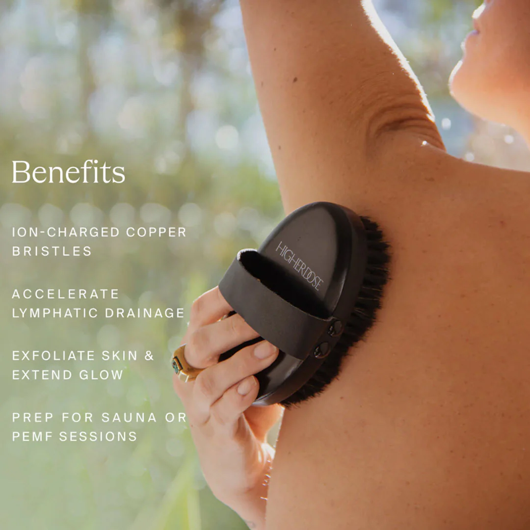 HigherDose® Supercharge Copper Body Brush - Image 4