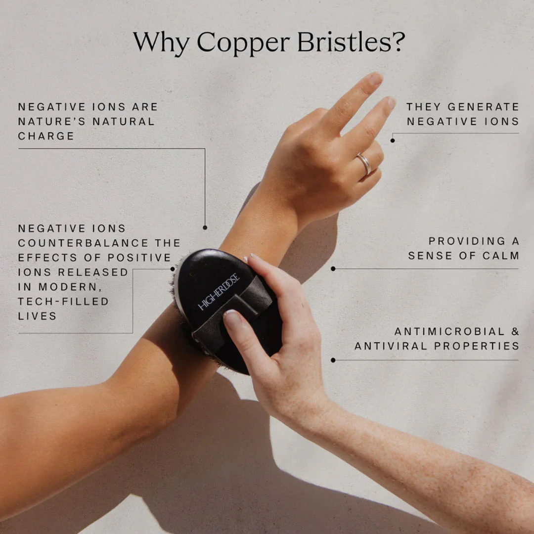 HigherDose® Supercharge Copper Body Brush - Image 6