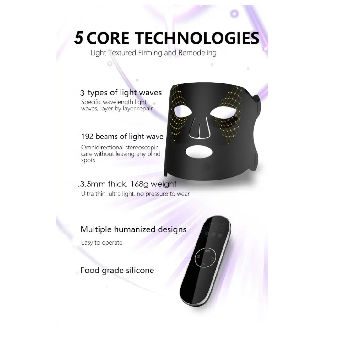 LuminaNRG® Numiere Time Keeper Wrinkle Reducing LED Face Mask - Image 6