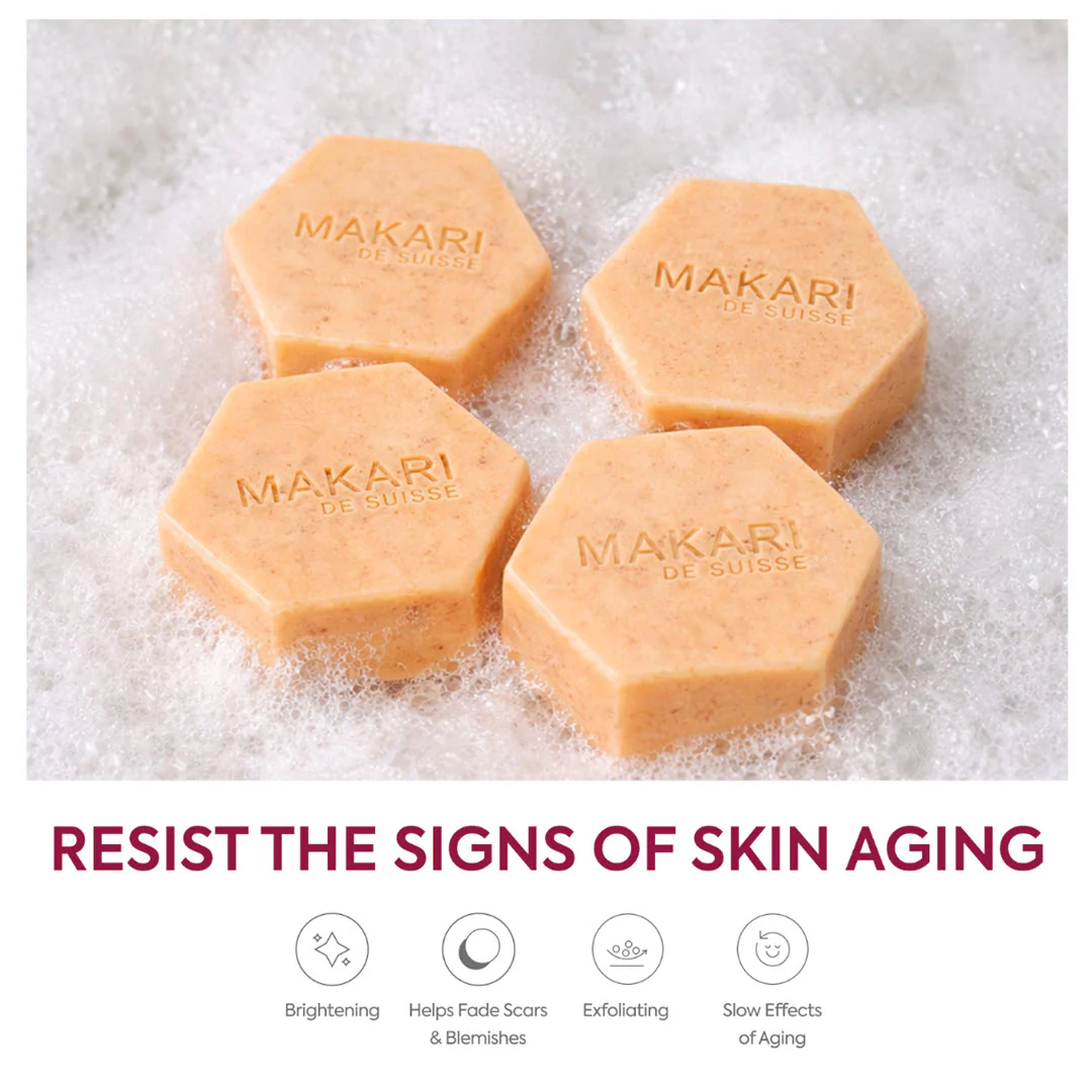 MAKARI® Brightening Exfoliating Antiseptic Soap 7 oz - Image 3
