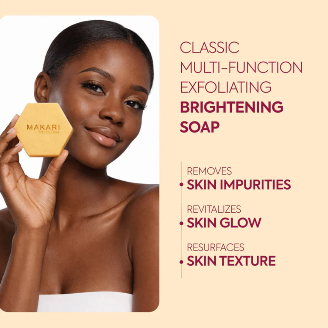 MAKARI® Brightening Exfoliating Antiseptic Soap 7 oz - Image 4
