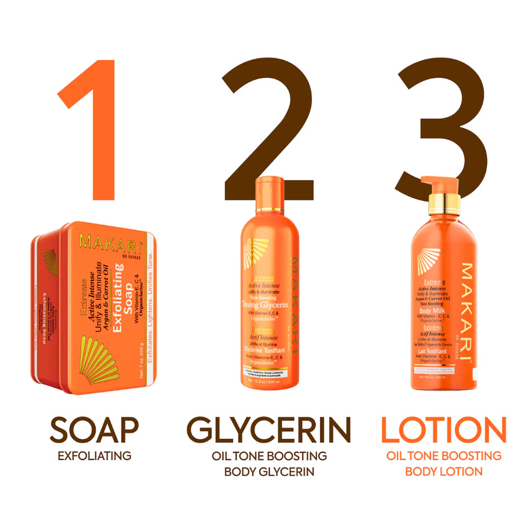 MAKARI® Extreme Argan & Carrot Oil Soap 7oz - Image 5