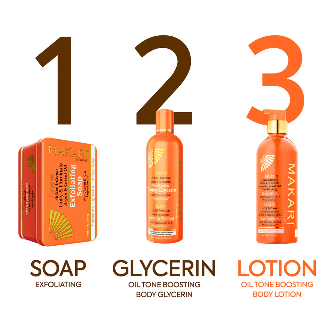 MAKARI® Extreme Argan & Carrot Tone Boosting Body Lotion 16.8 fl oz - Image 6