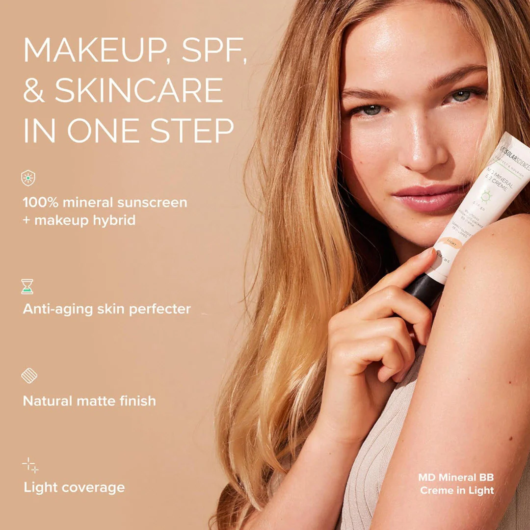 MDSolarSciences® MD Mineral BB Crème SPF 50, Light - 1.23 oz / 35 g - Image 3