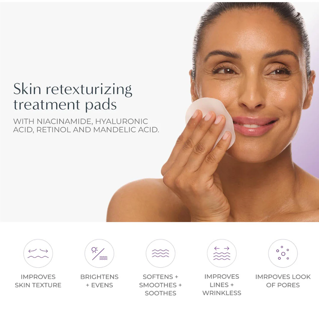 NassifMD® Even, Correct & Renew Retexturizing Treatment Pads 30 Pads - Image 3