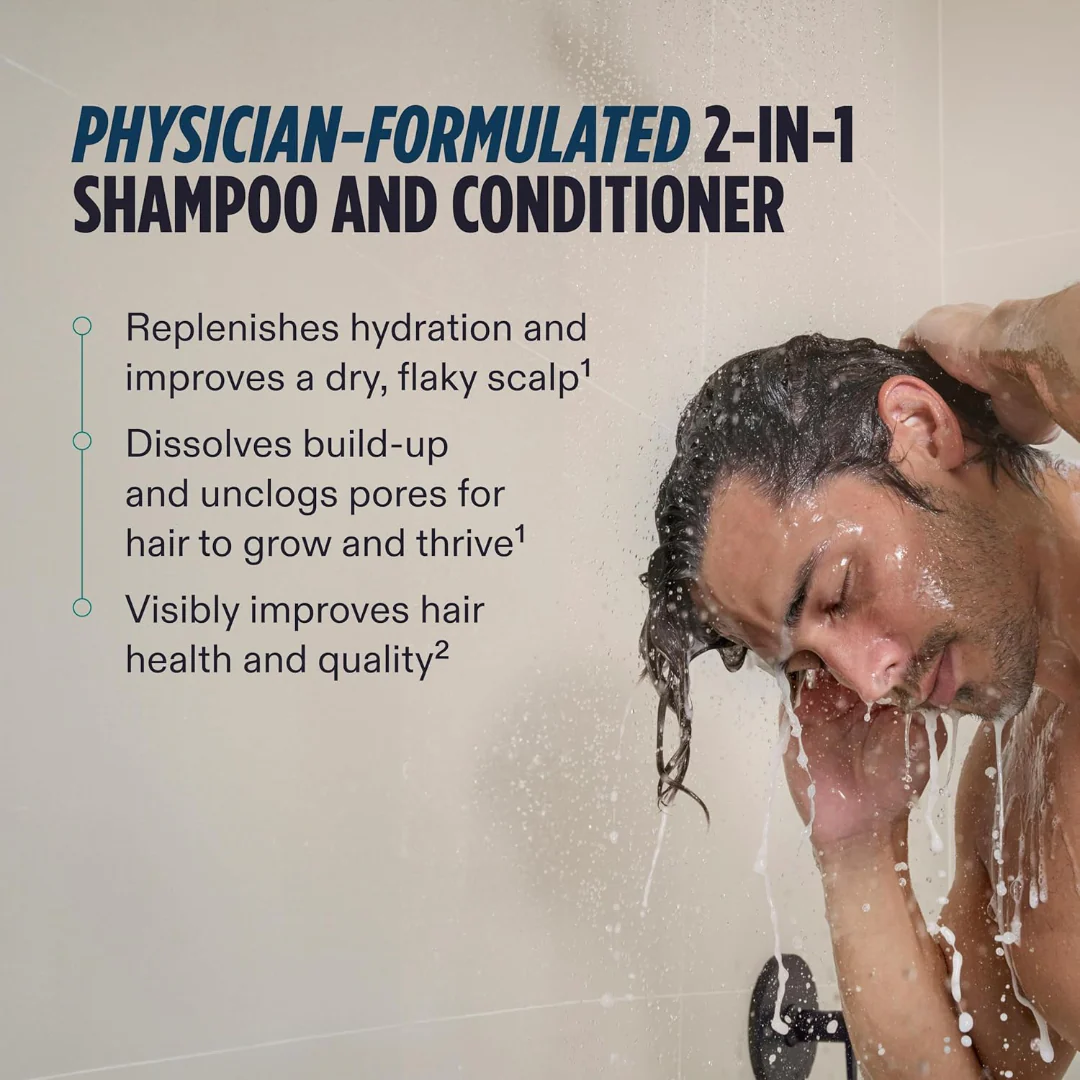 Nutrafol® Men Active Cleanse 2-in-1 Shampoo & Conditioner 8.1 fl oz - Image 4
