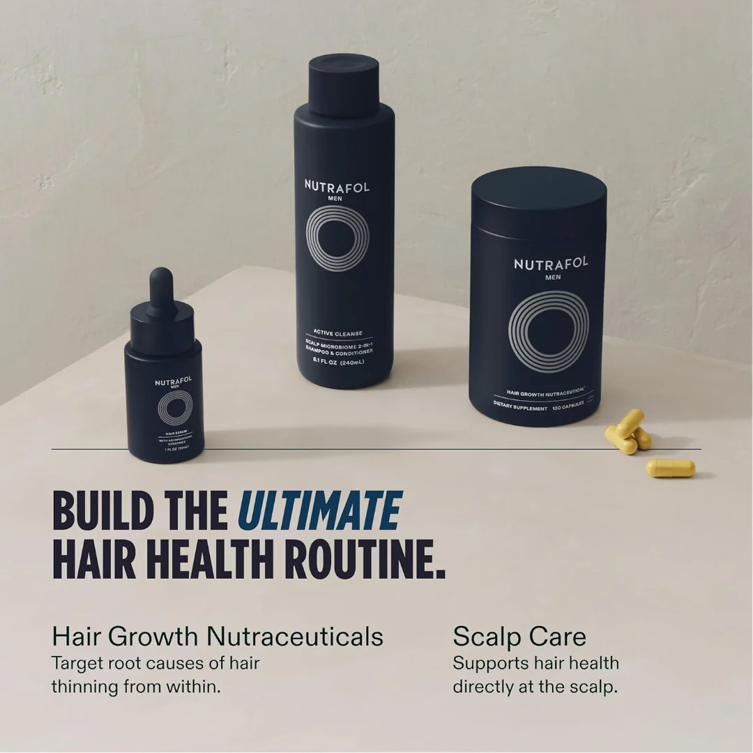 Nutrafol® Men Active Cleanse 2-in-1 Shampoo & Conditioner 8.1 fl oz - Image 5