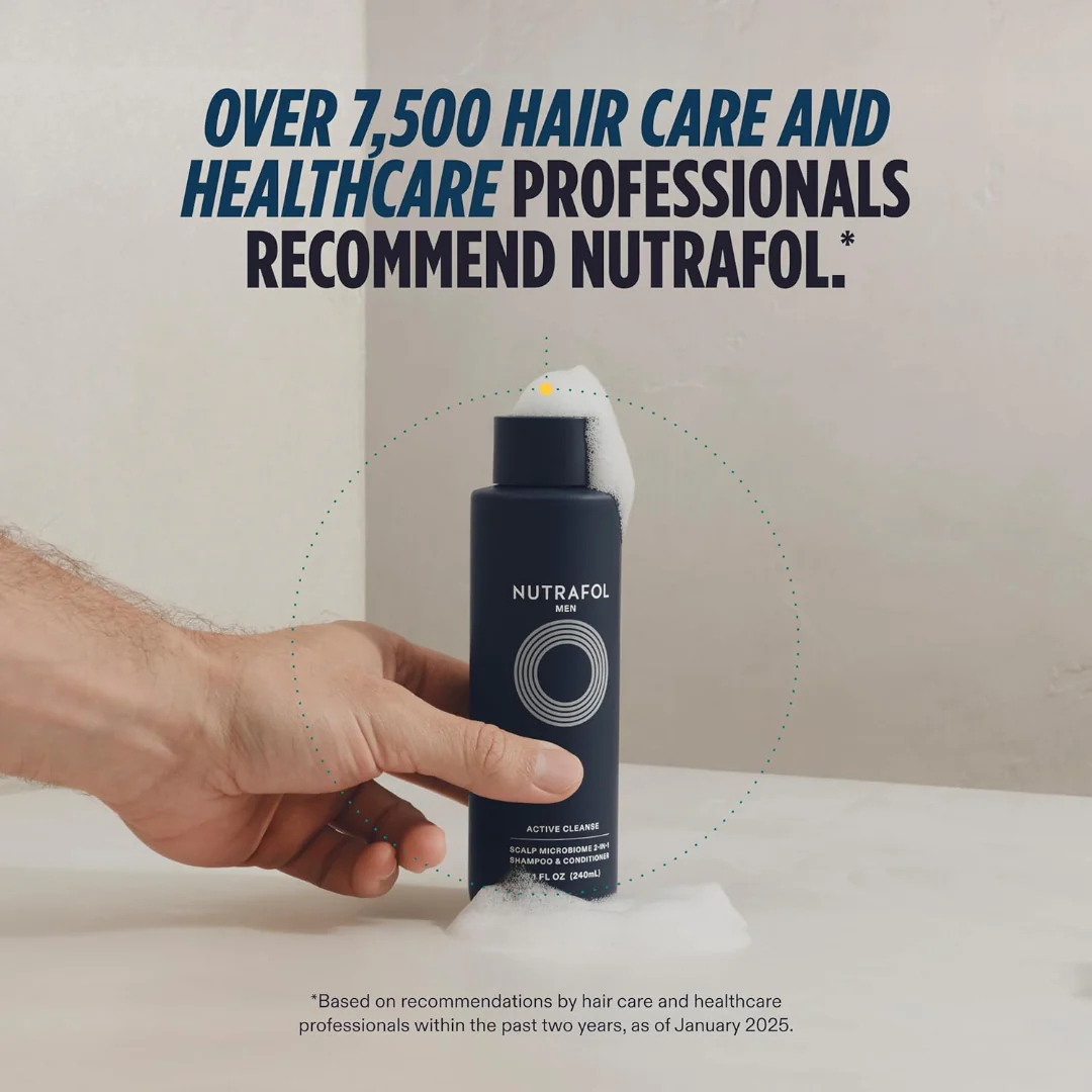 Nutrafol® Men Active Cleanse 2-in-1 Shampoo & Conditioner 8.1 fl oz - Image 8
