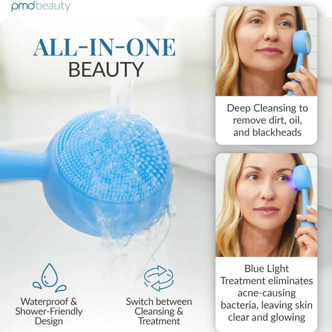 PMD® Clean Acne Blue Light LED Smart Facial Cleansing Device - Image 4