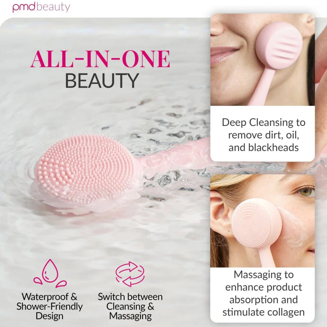 PMD® Clean Smart Facial Cleansing Device - Blush - Image 4