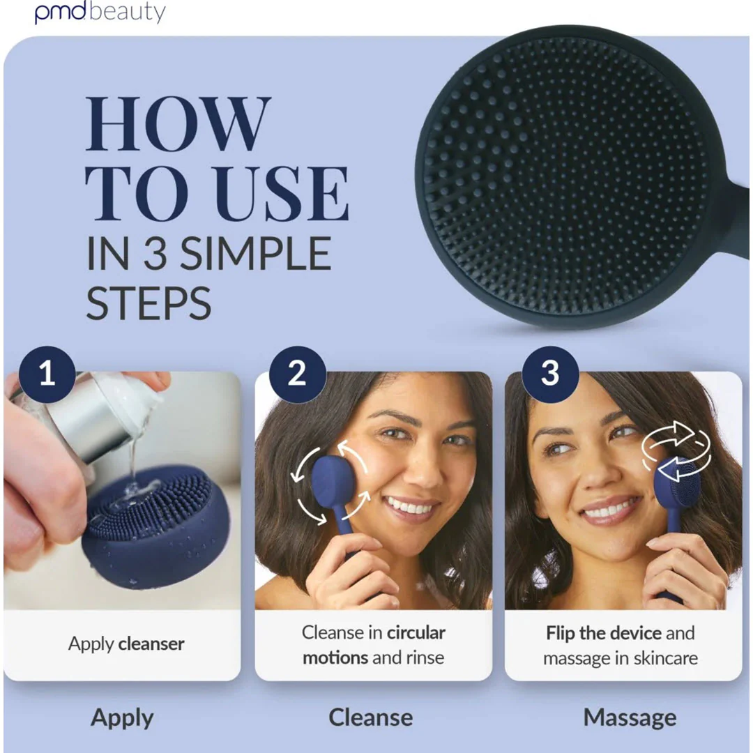 PMD® Clean Smart Facial Cleansing Device - Navy - Image 6