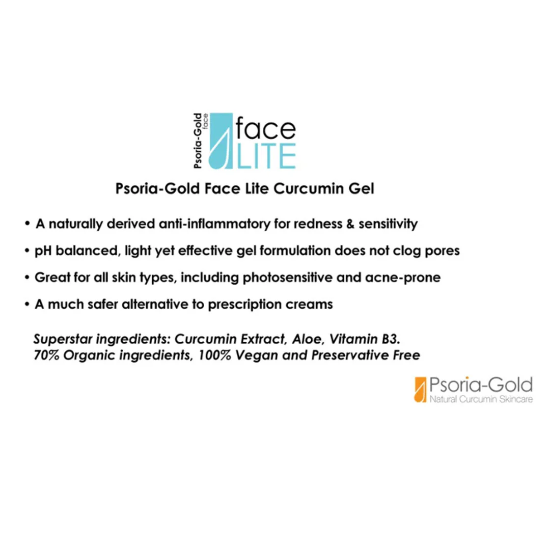 Psoria-Gold® FACE Lite Curcumin Gel 1.0 fl oz - Image 2