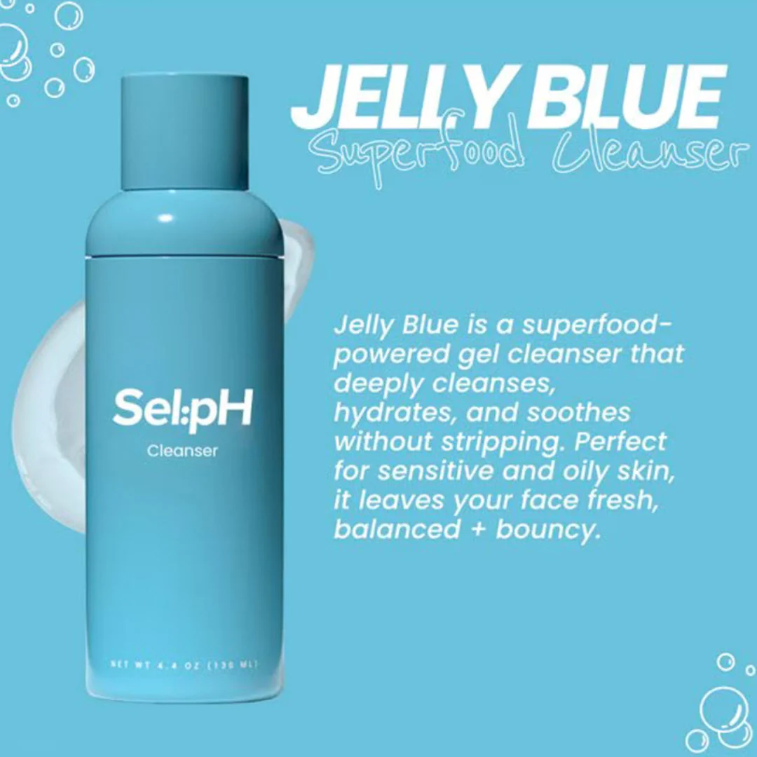 SelpH® Jelly Blue Superfood Cleanser 4.4 fl oz - Image 2