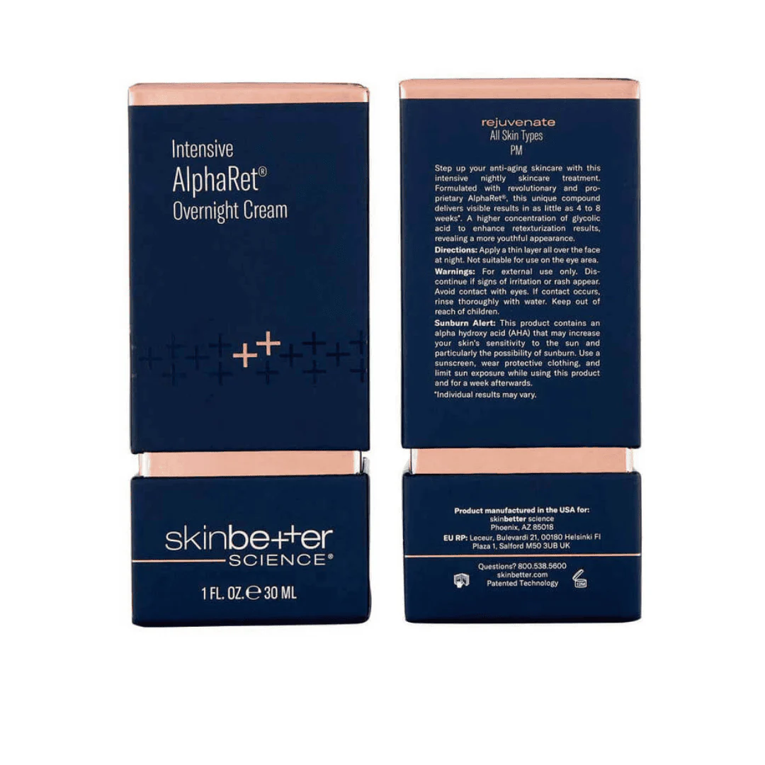 Skinbetter Science® Intensive AlphaRet® Overnight Cream 1 Fl. Oz. (30 ML) - Image 3