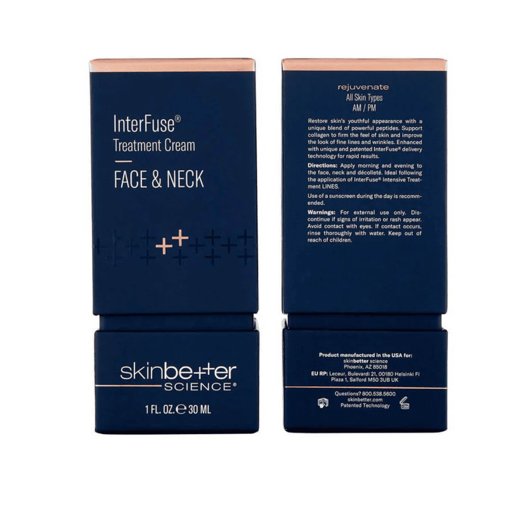 Skinbetter Science® InterFuse® Treatment Cream FACE & NECK 1 Fl. Oz. (30 ML) - Image 3