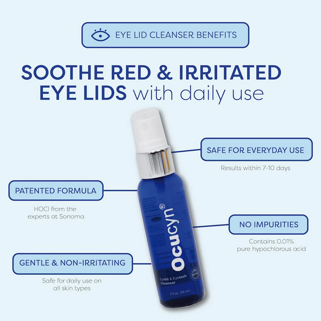 Sonoma Pharmaceuticals® Ocucyn Eyelid & Eyelash Cleanser 2.0 fl oz - Image 3