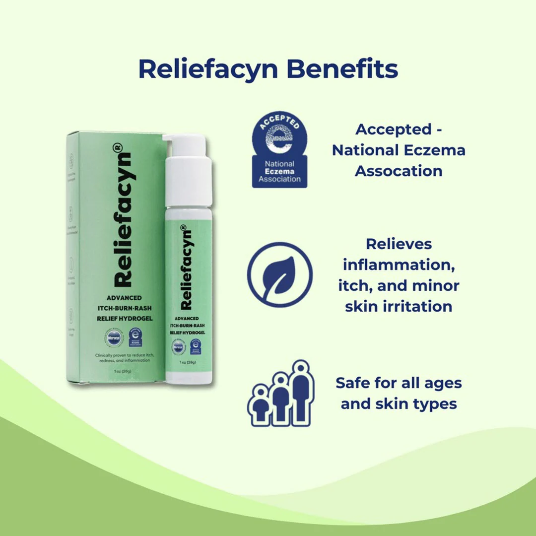 Sonoma Pharmaceuticals® Reliefacyn Advanced Itch-Burn-Rash-Pain Relief Hydrogel 1 oz - Image 2