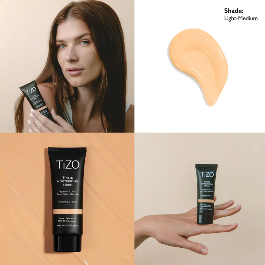 TiZO® Tinted Moisturizing Serum SPF 30 Sunscreen - Light-Medium 1.75 oz - Image 2