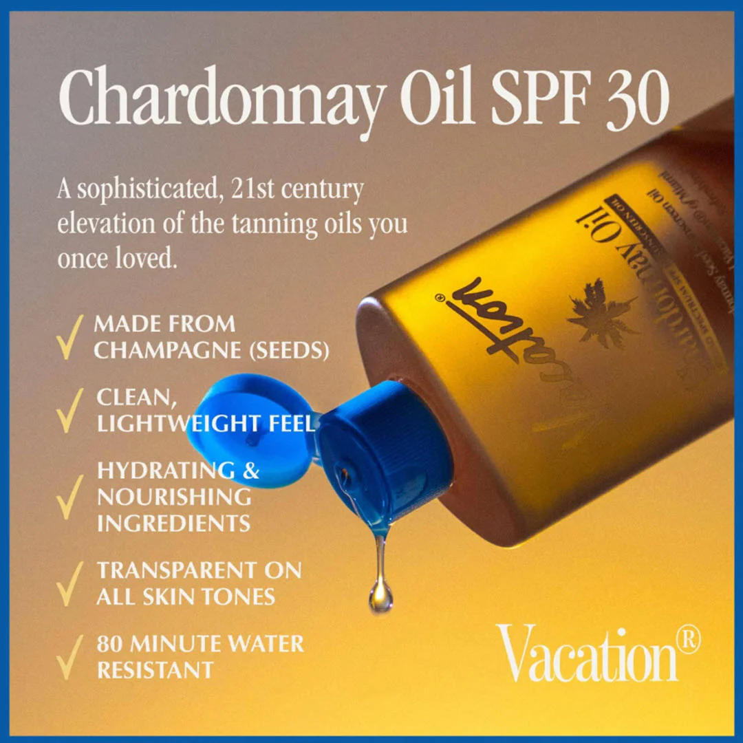 Vacation® Chardonnay Oil SPF 30 Sunscreen 3.4FL oz / 100ml - Image 2