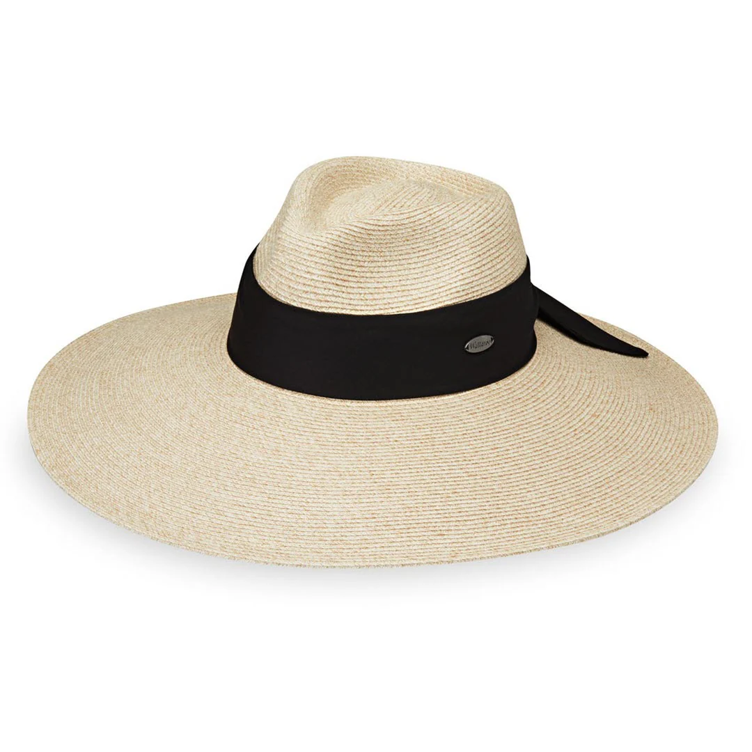 Wallaroo Hat Company® Elise Sun Hat - White Beige M (58cm)