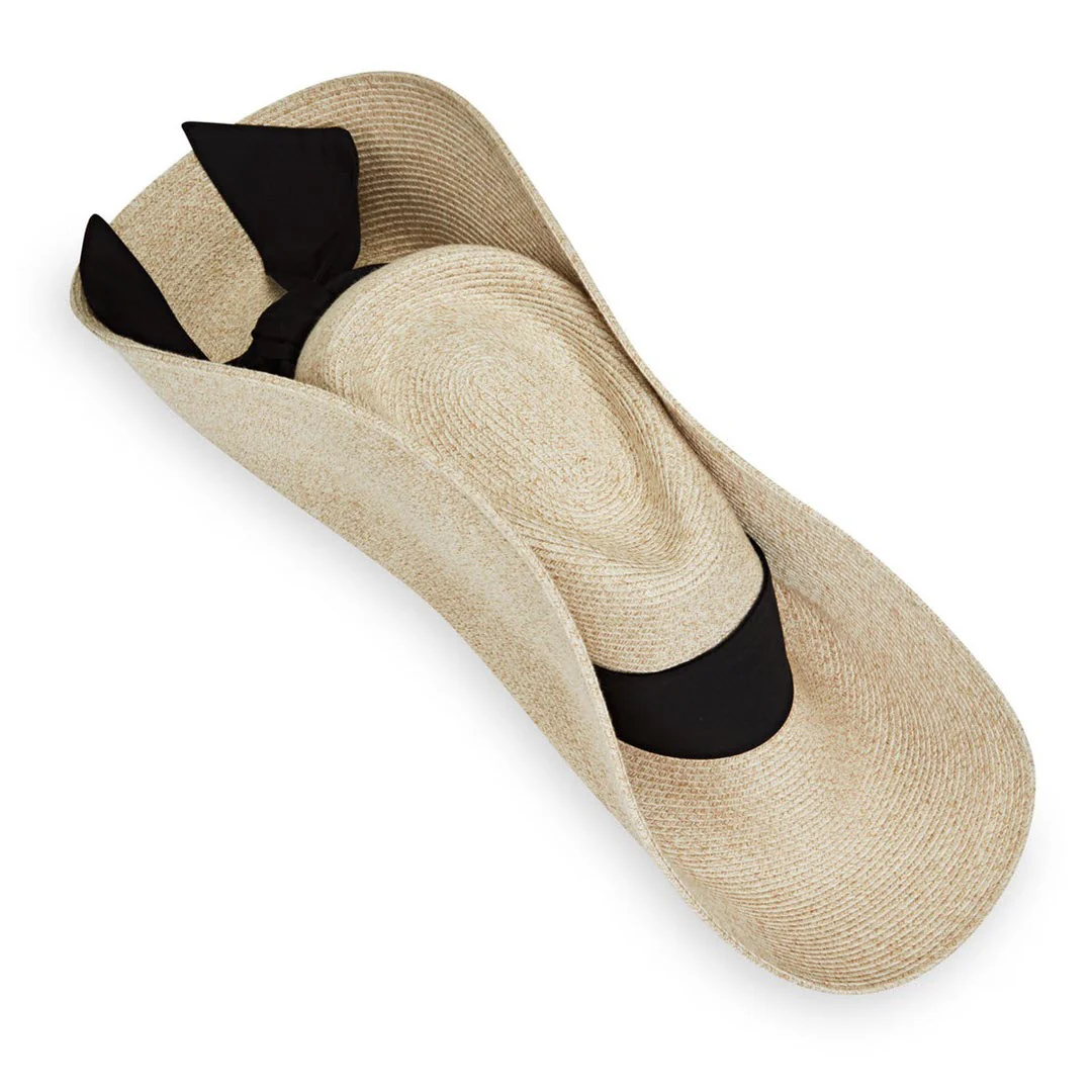 Wallaroo Hat Company® Elise Sun Hat - White Beige M (58cm) - Image 4