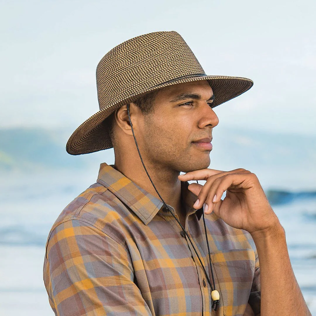 Wallaroo Hat Company® Men's Logan Hat - Camel L/XL (61cm) - Image 4