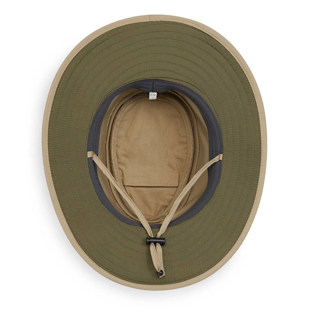 Wallaroo Hat Company® Summit Hat - Khaki M/L (59cm) - Image 3