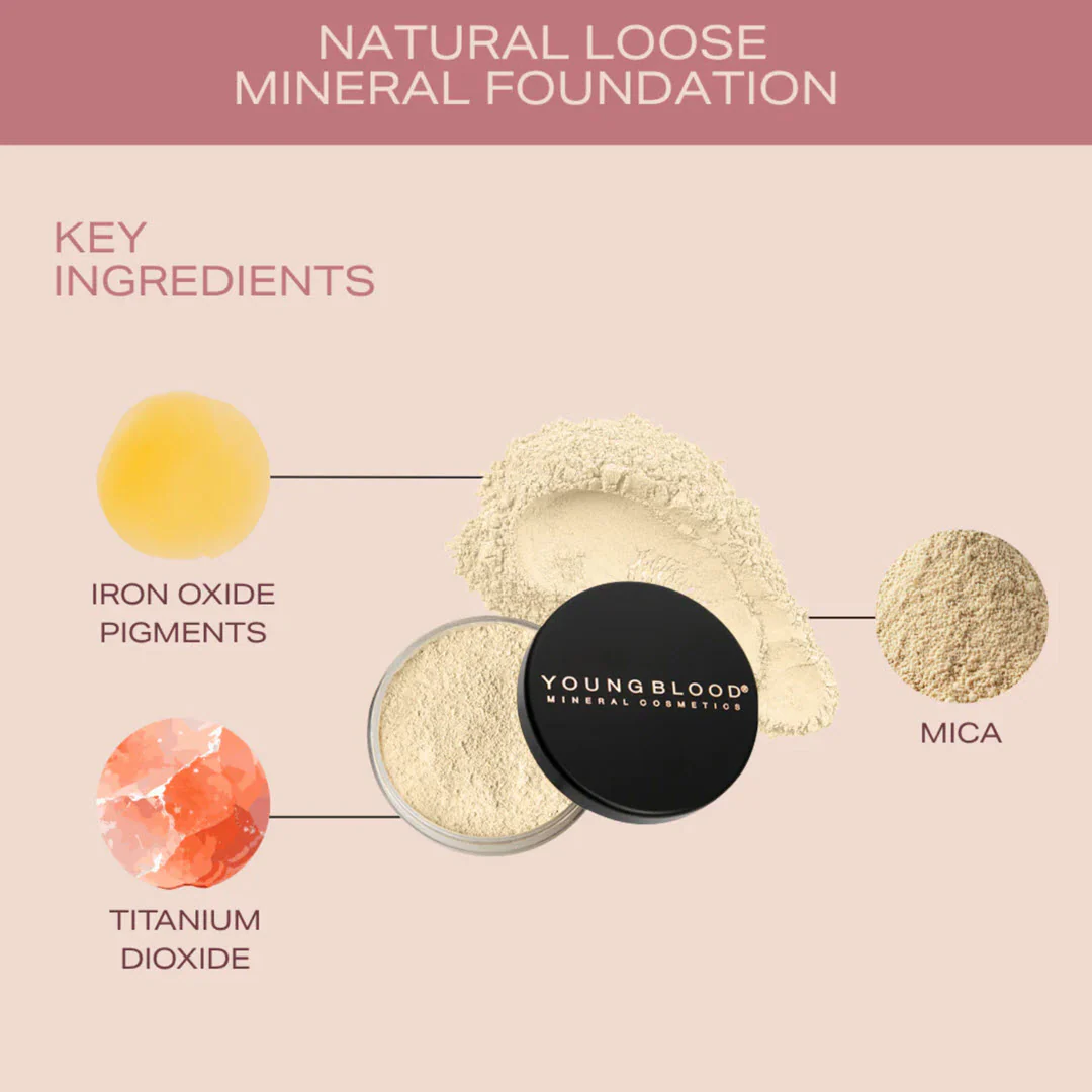 Youngblood® Mineral Cosmetics Natural Loose Mineral Foundation - Toffee 0.35 oz - Image 3