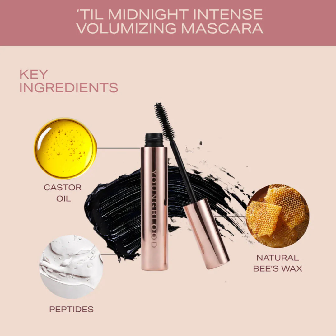 Youngblood® ‘Til Midnight Intense Volumizing Mascara - Infinite Black 0.3 fl oz - Image 3